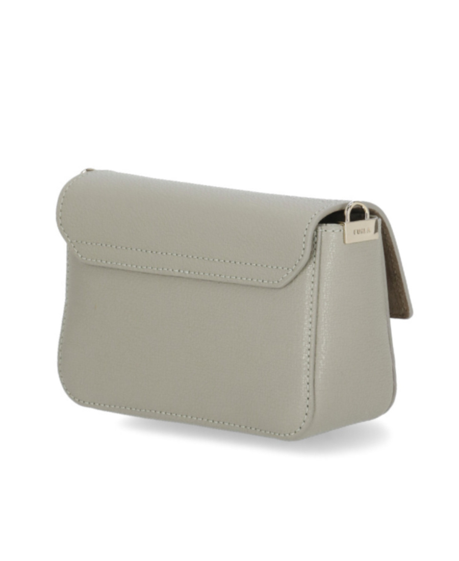 Furla Metropolis Mini Crossbody Bag In Gray