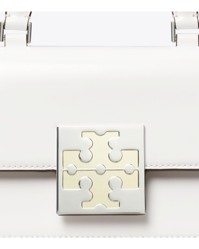 Tory Burch Mini Top-handle Bag In White