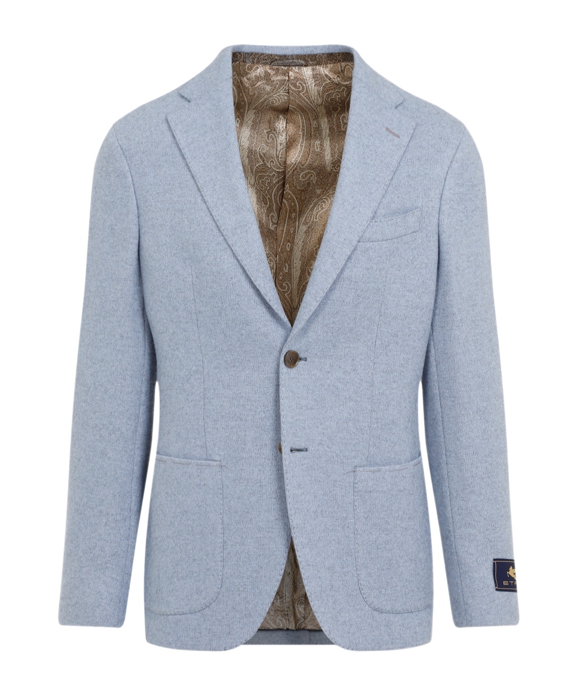 Etro Single-breasted Blazer In Gray