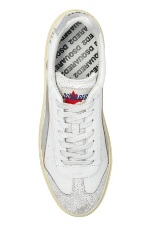 Dsquared2 Lace-up Low-top Sneakers In White