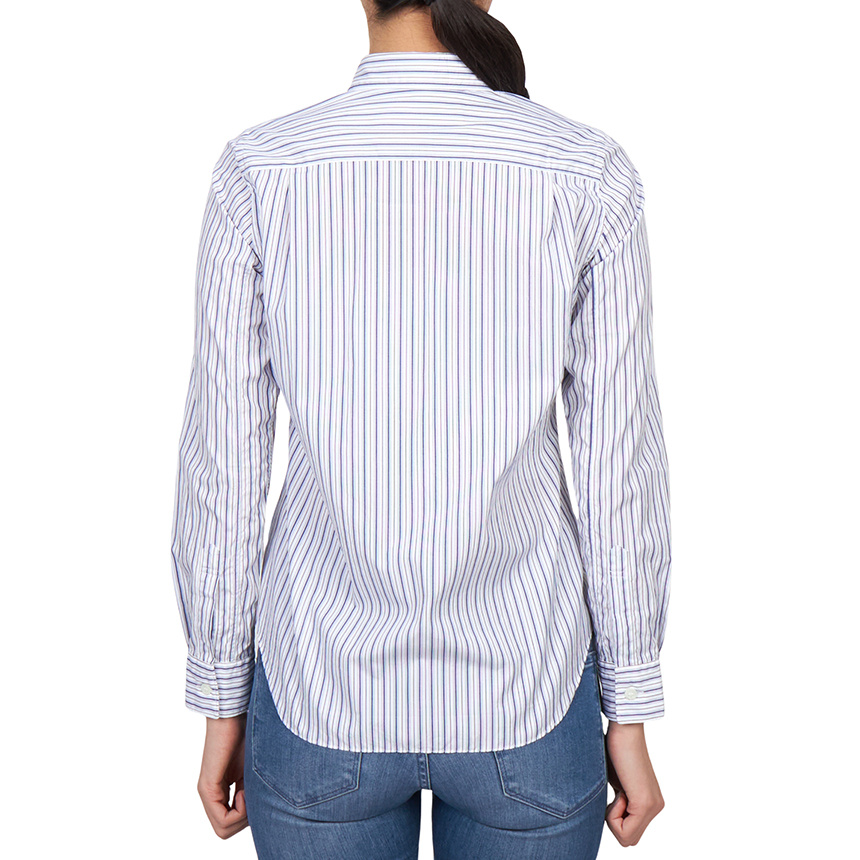 Comme Des Garçons Play Long Sleeve Shirt In Multi