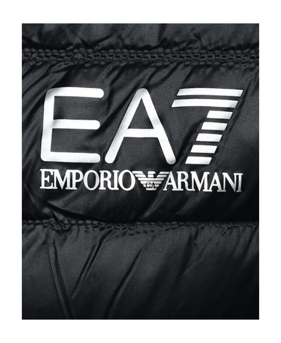 Ea7 Zip Up Jacket In Black