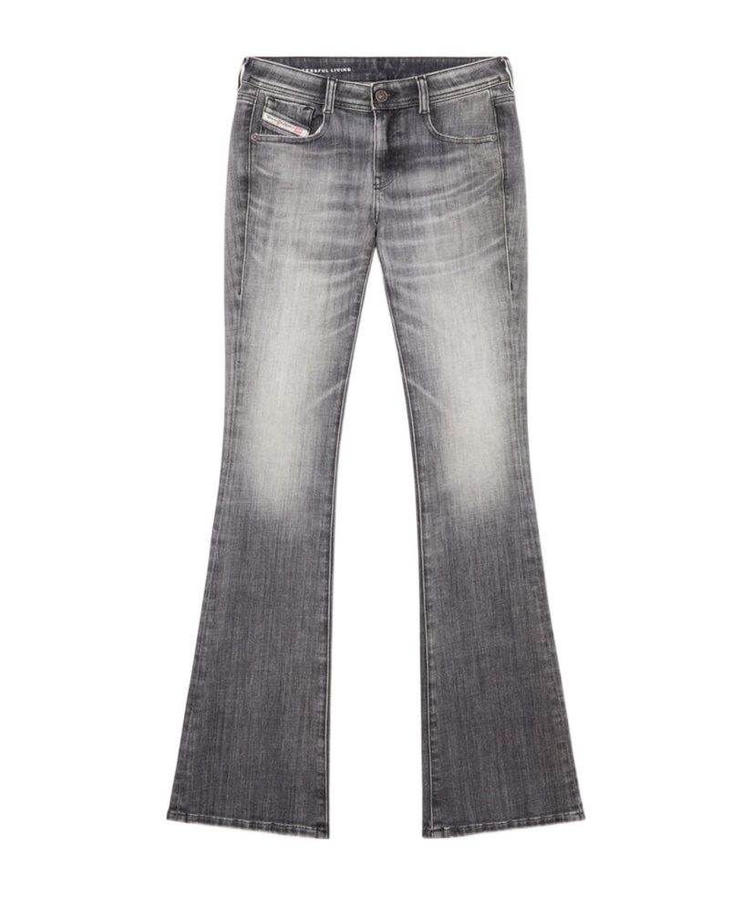 Diesel 1969 D-ebbey 09k99 Bootcut Jeans In Gray