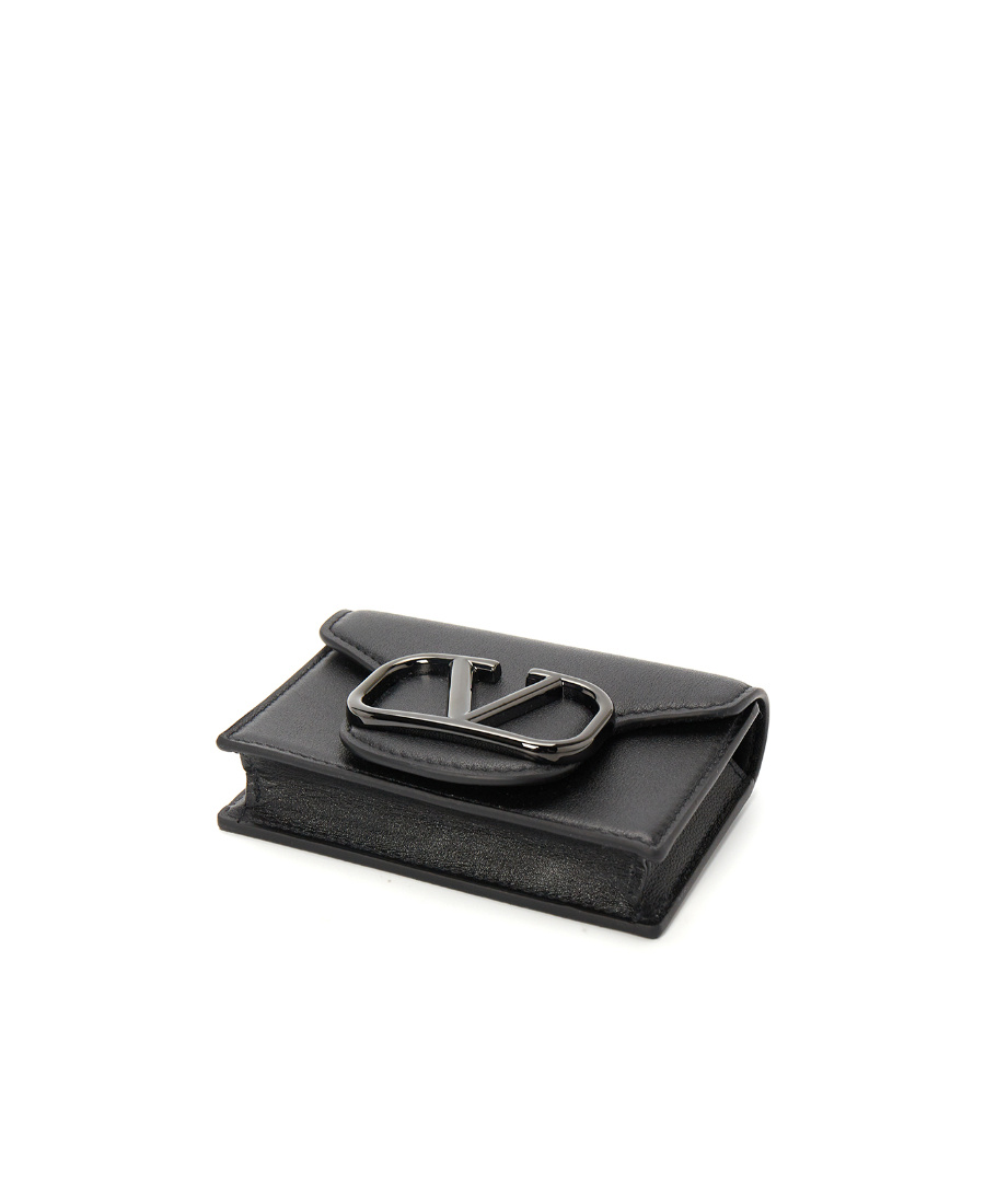 Valentino Flip Wallet In Black