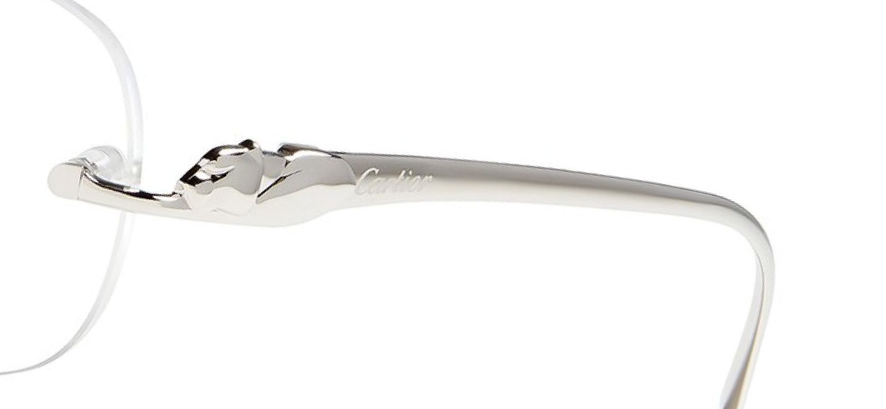 Cartier Oval-frame Glasses In White