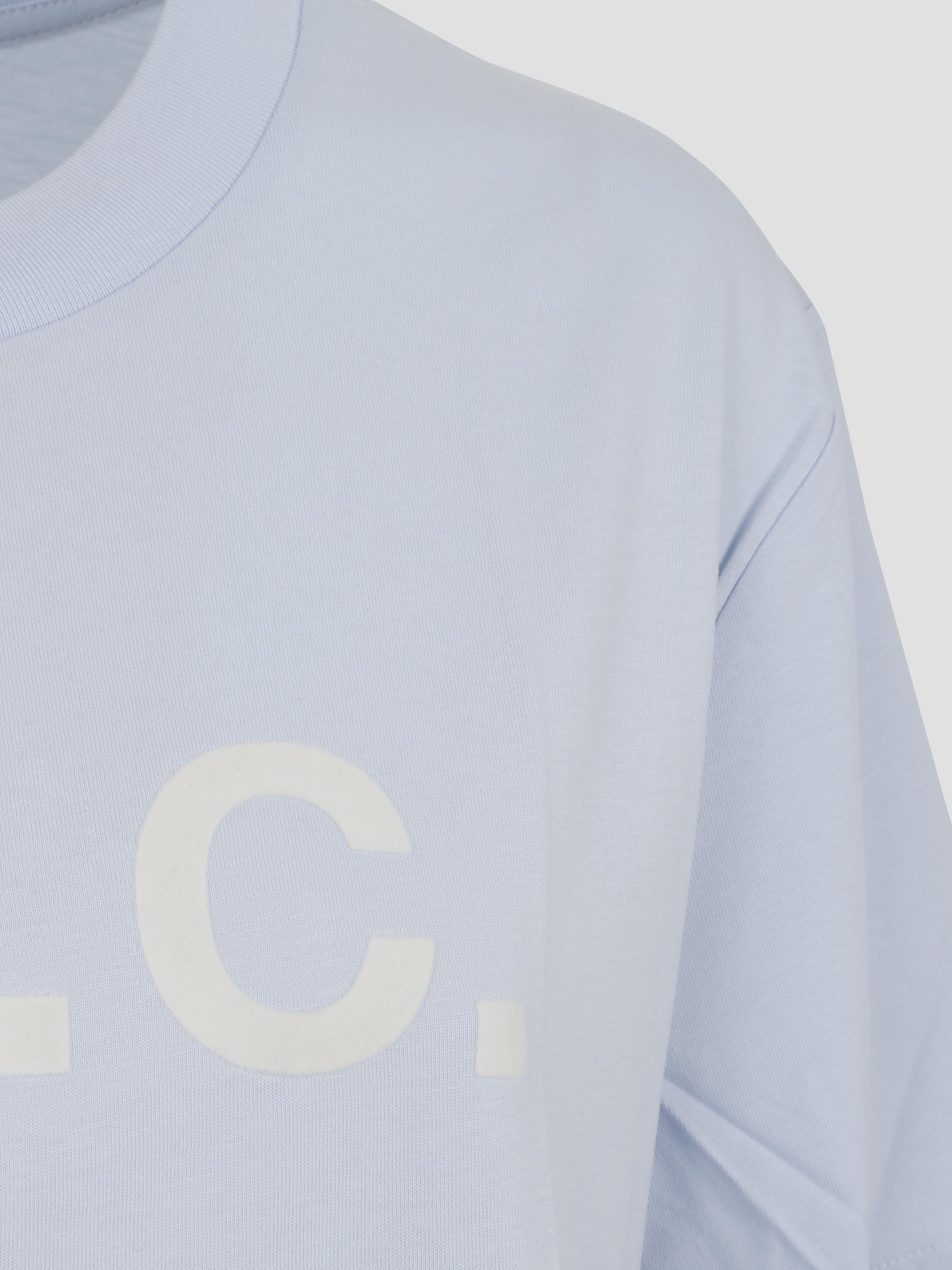 Apc Logo-print T-shirt In White