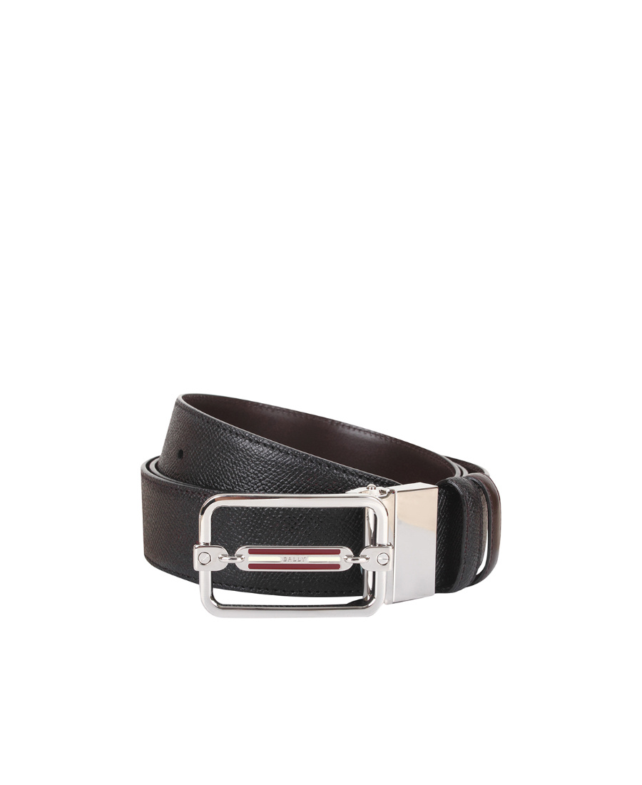 Bally Belt Wallet Set In Black