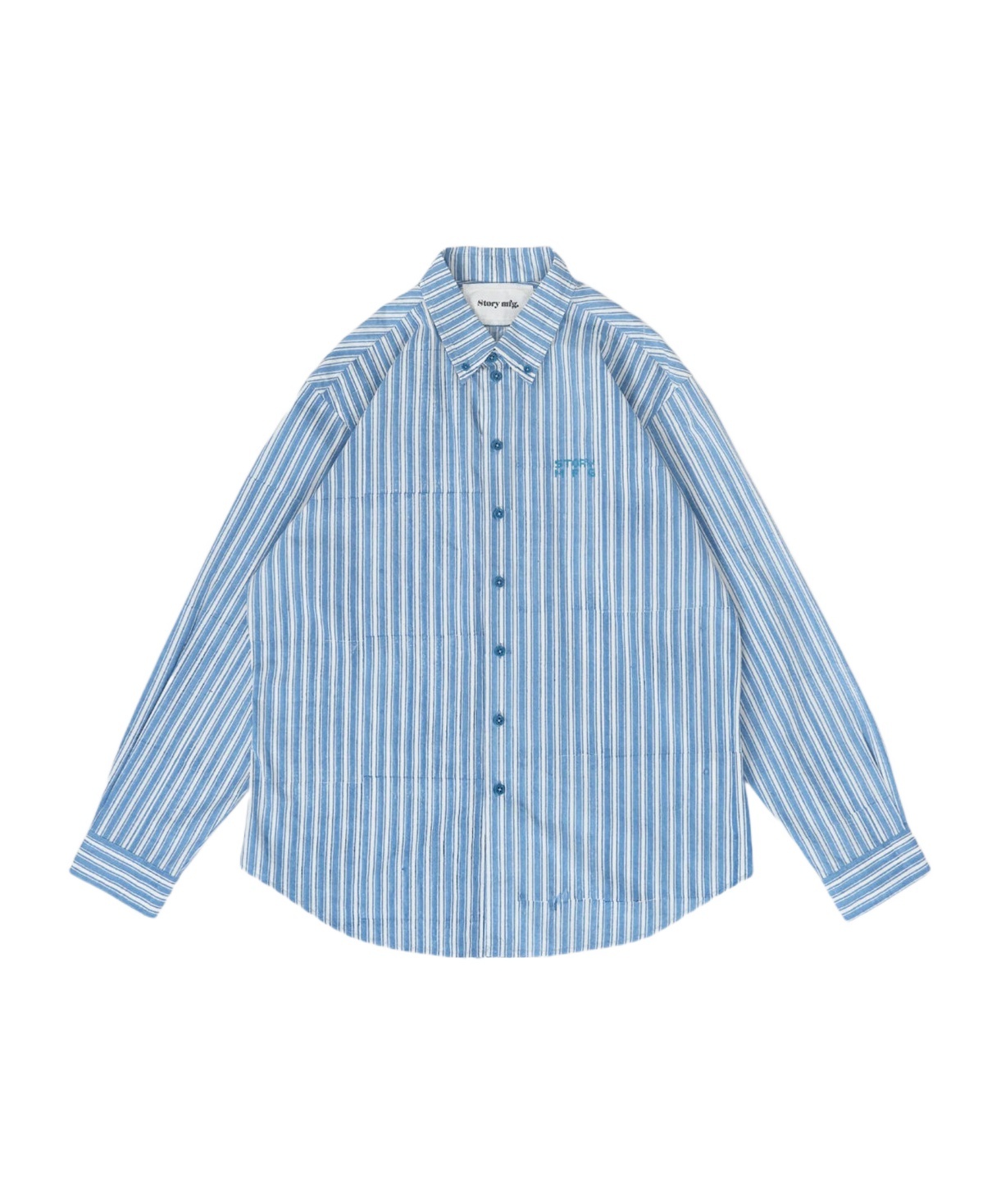 Story Mfg. Striped Shirt In Blue