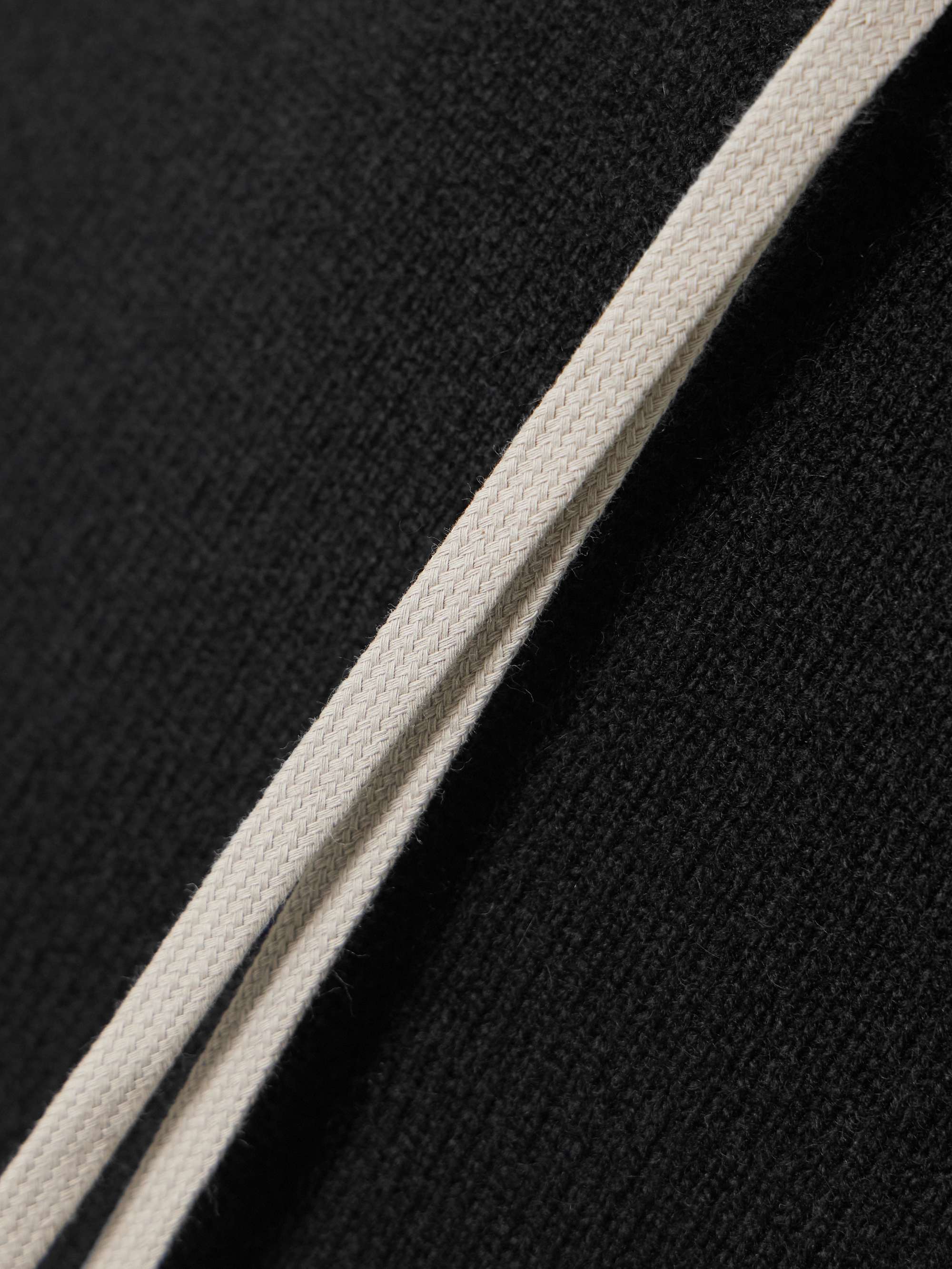 Rick Owens Elastic Waist Track Pants In Black