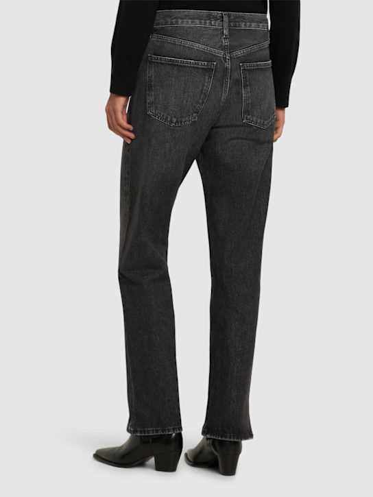 AGOLDE DENIM TROUSERS WITH BELT LOOPS