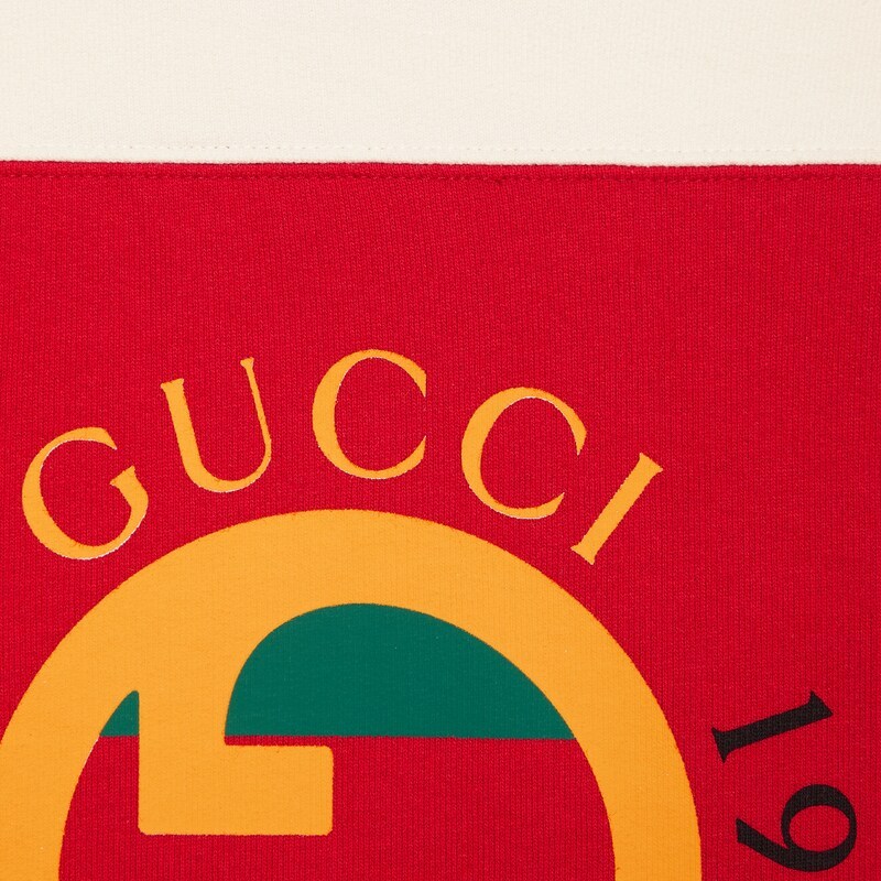 Gucci Interlocking G Jersey Sweatshirt In Red