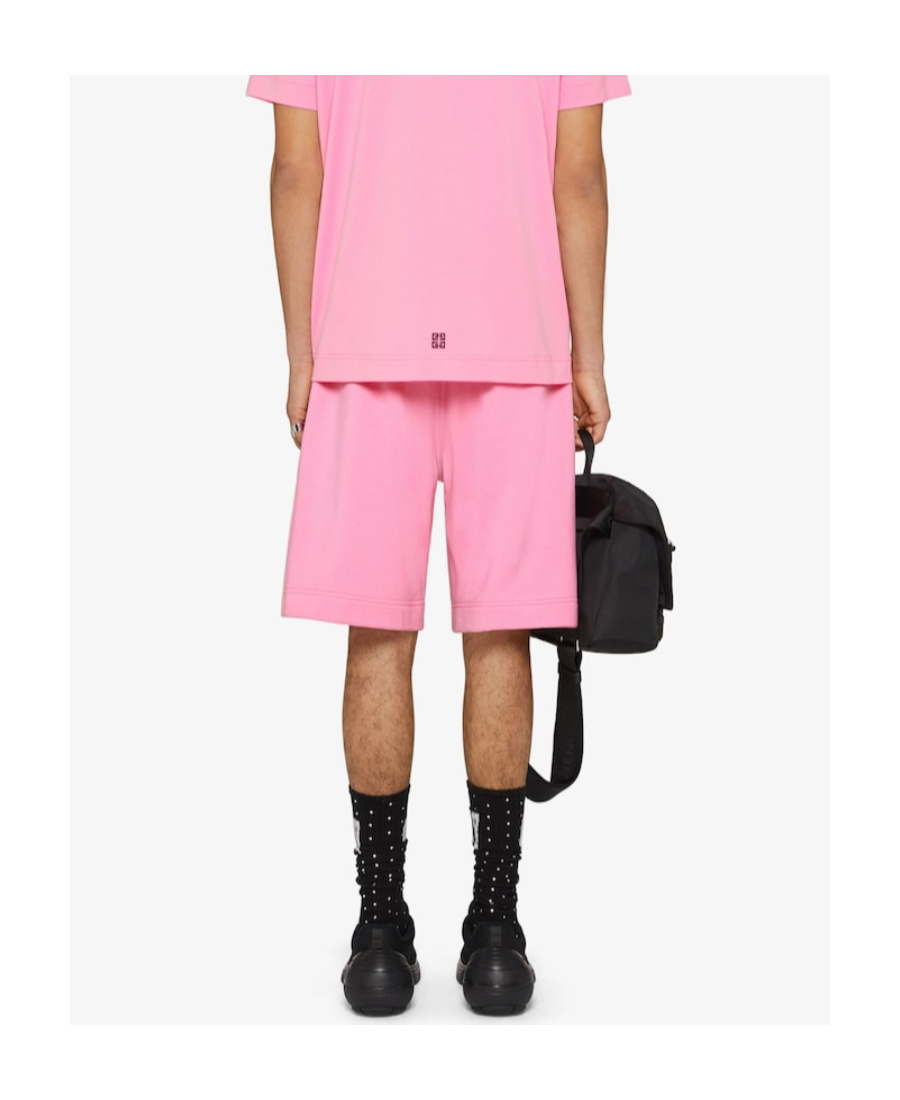 Givenchy College Plush Shorts In Pink
