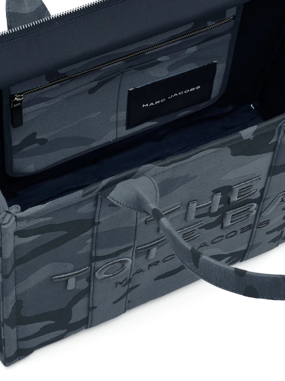 Marc Jacobs The Medium Tote Bag Camouflage In Blue In Green