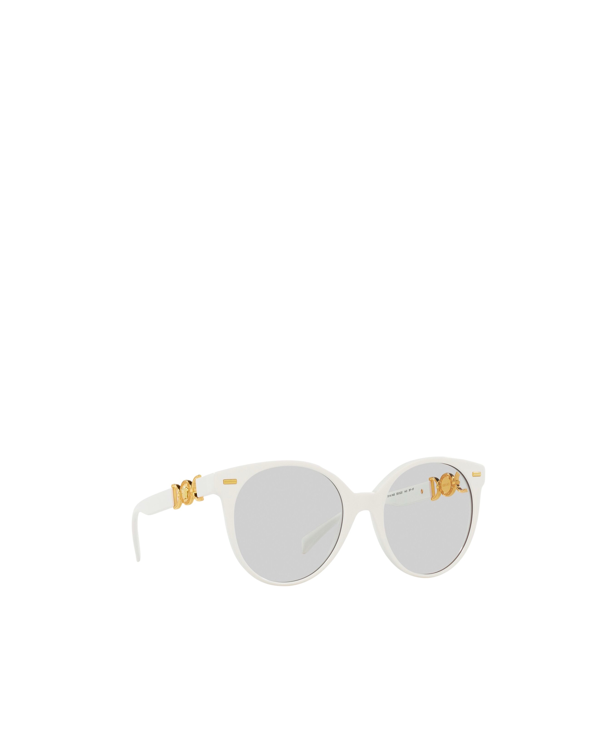 Versace Eyewear Cat-eye Frame Sunglasses In White