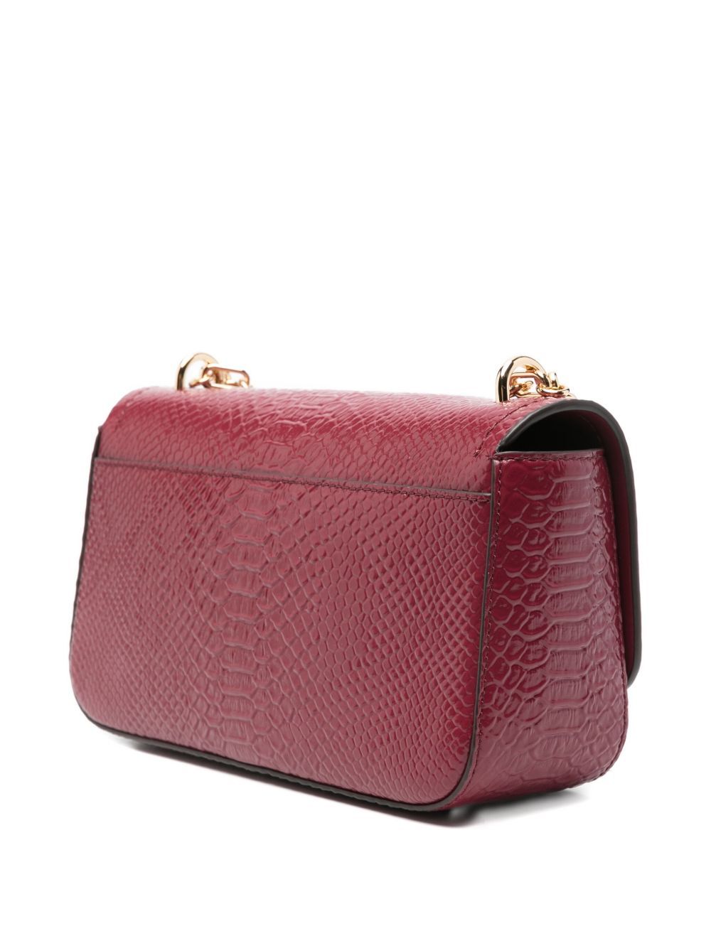 Michael Kors Large Tribeca Chain Shoulder Bag In Red