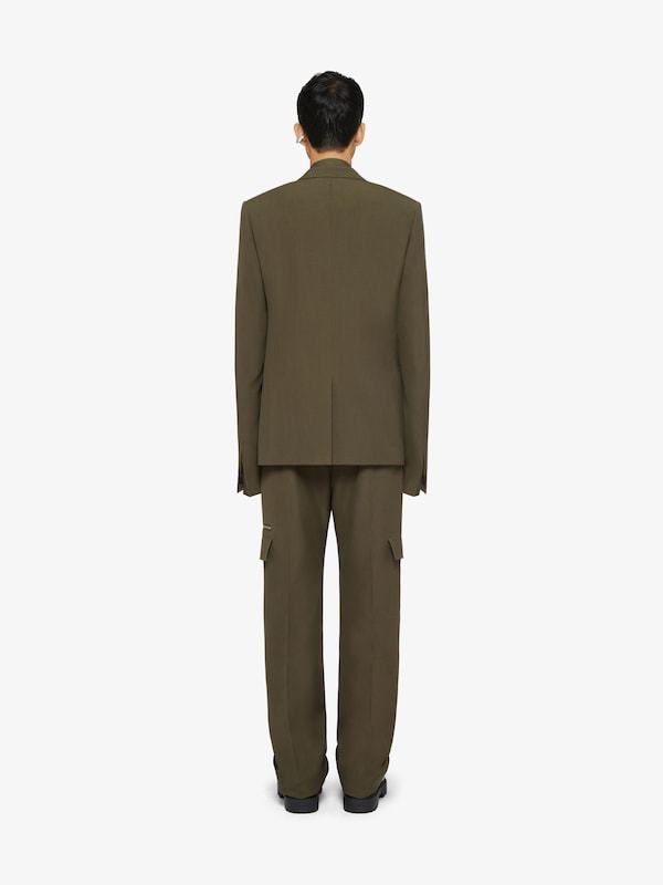 Givenchy Straight Fit Tailored Pants In Green