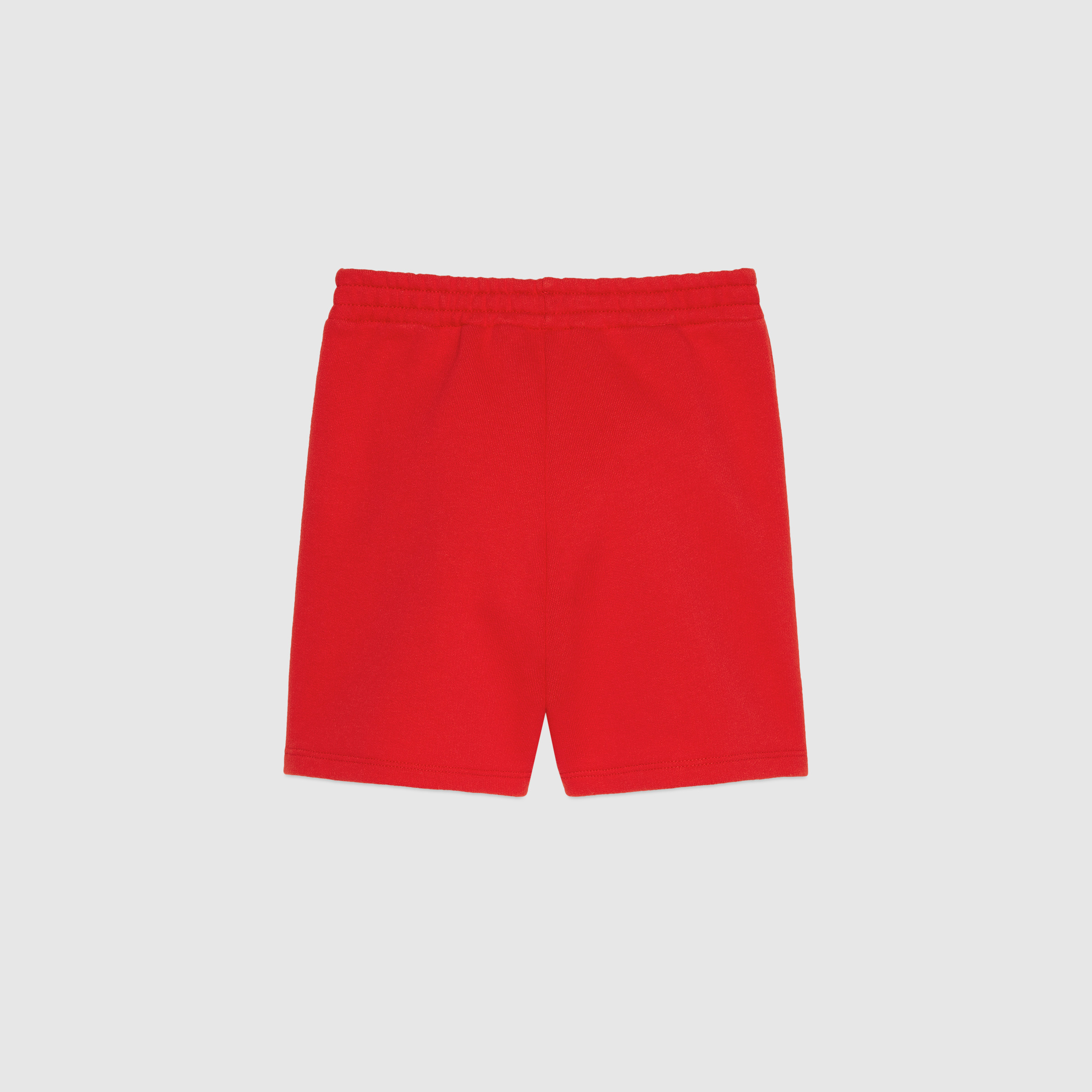 Gucci Interlocking G Disk-print Shorts In Red
