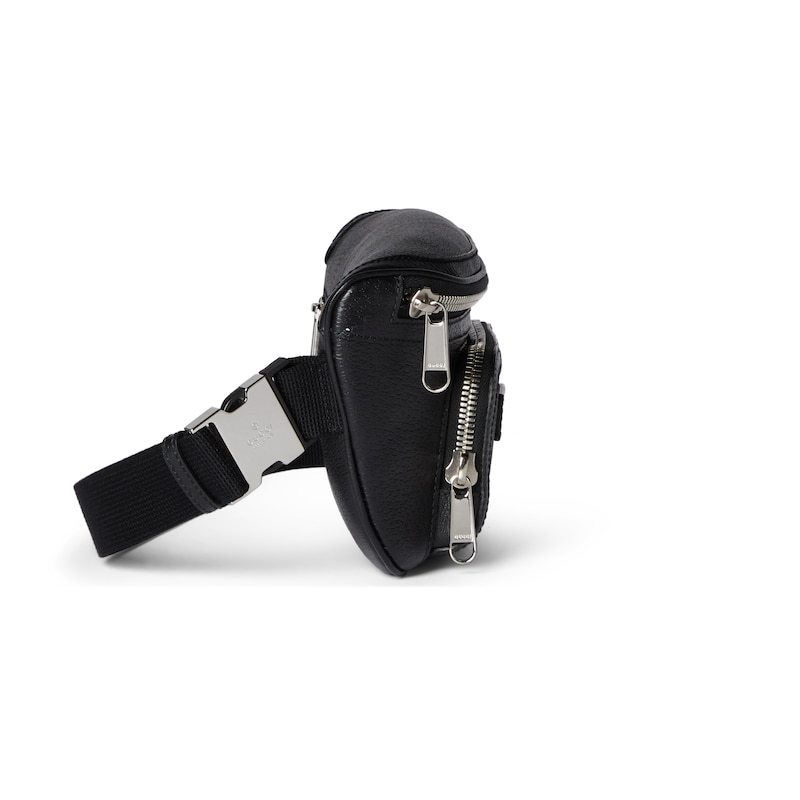 Gucci Small Gg Belt Bag With Tag In Black