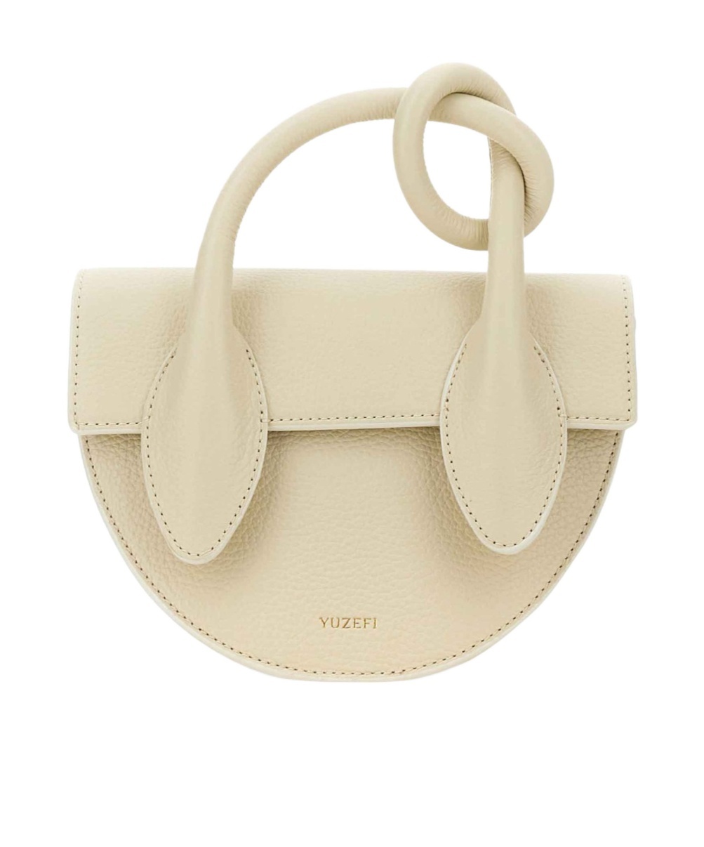Yuzefi Pretzel Tote Bag In Nude