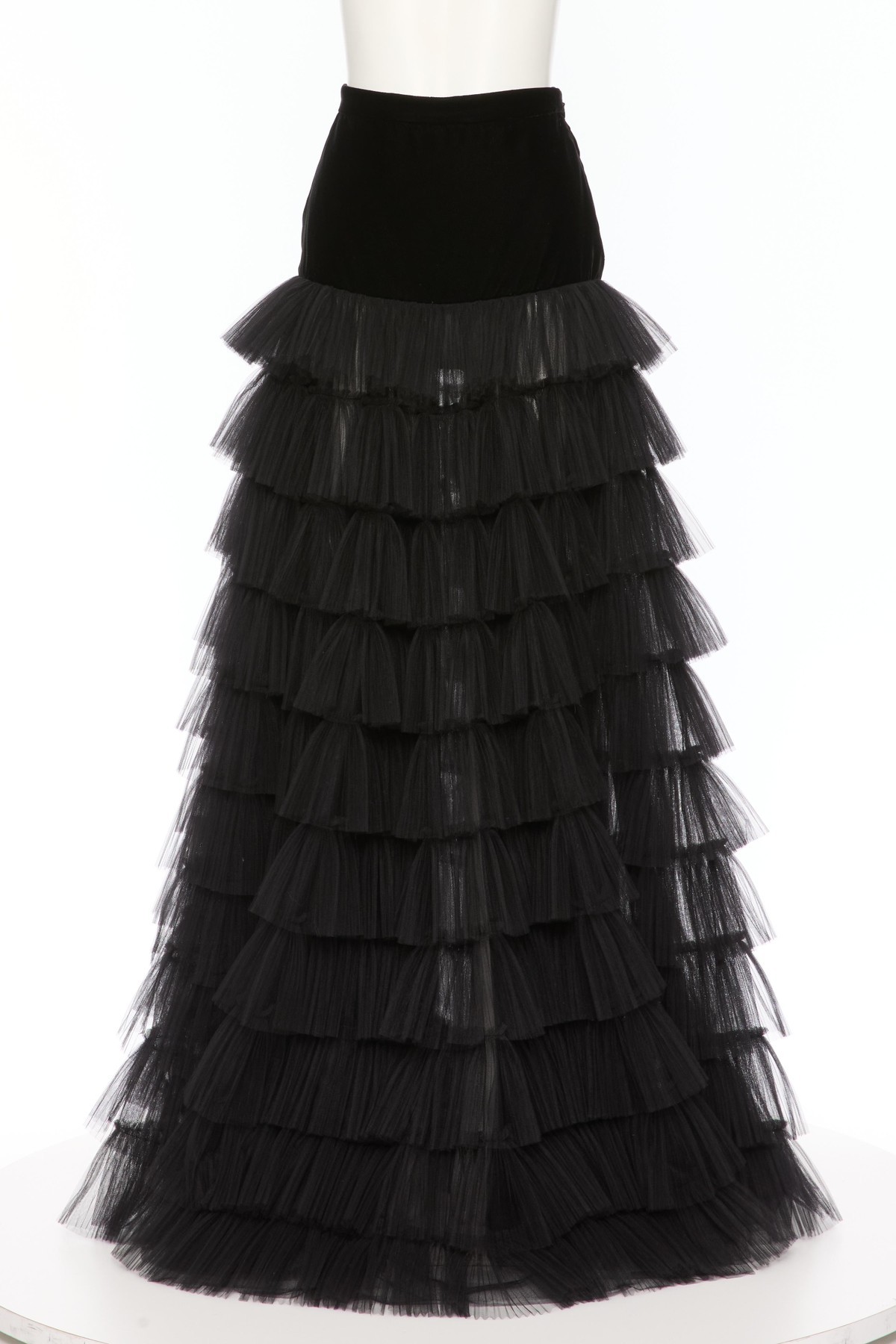 Valentino Long Skirt In Black