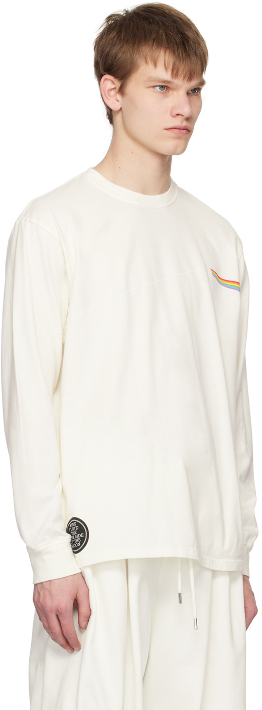 Undercover Printed Long-sleeved T-shirt In White