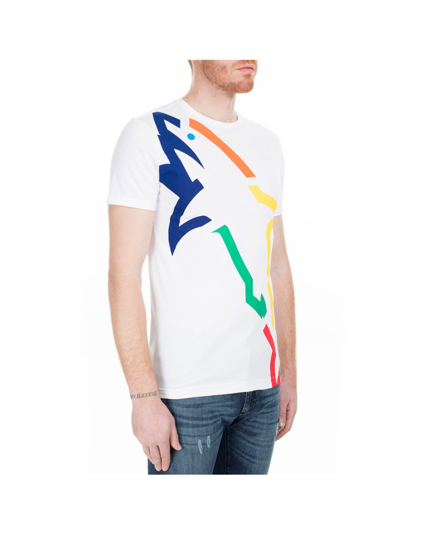 PAUL & SHARK PRINTED T-SHIRT WITH ROUND NECK