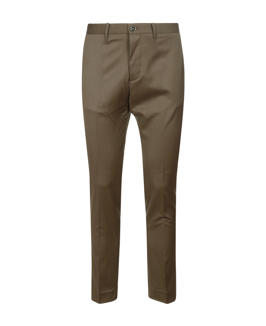 Nine In The Morning Formal Suit Trousers In Brown