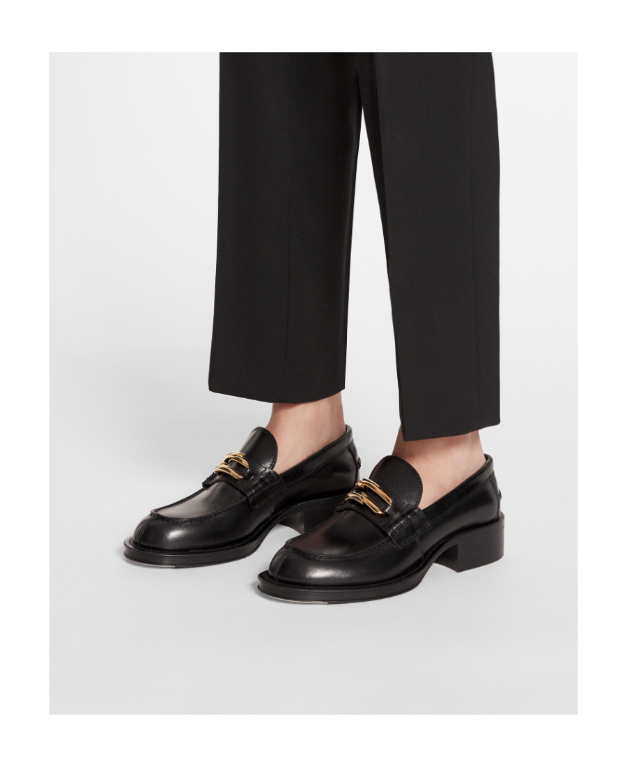 Lanvin Moccasters In Black