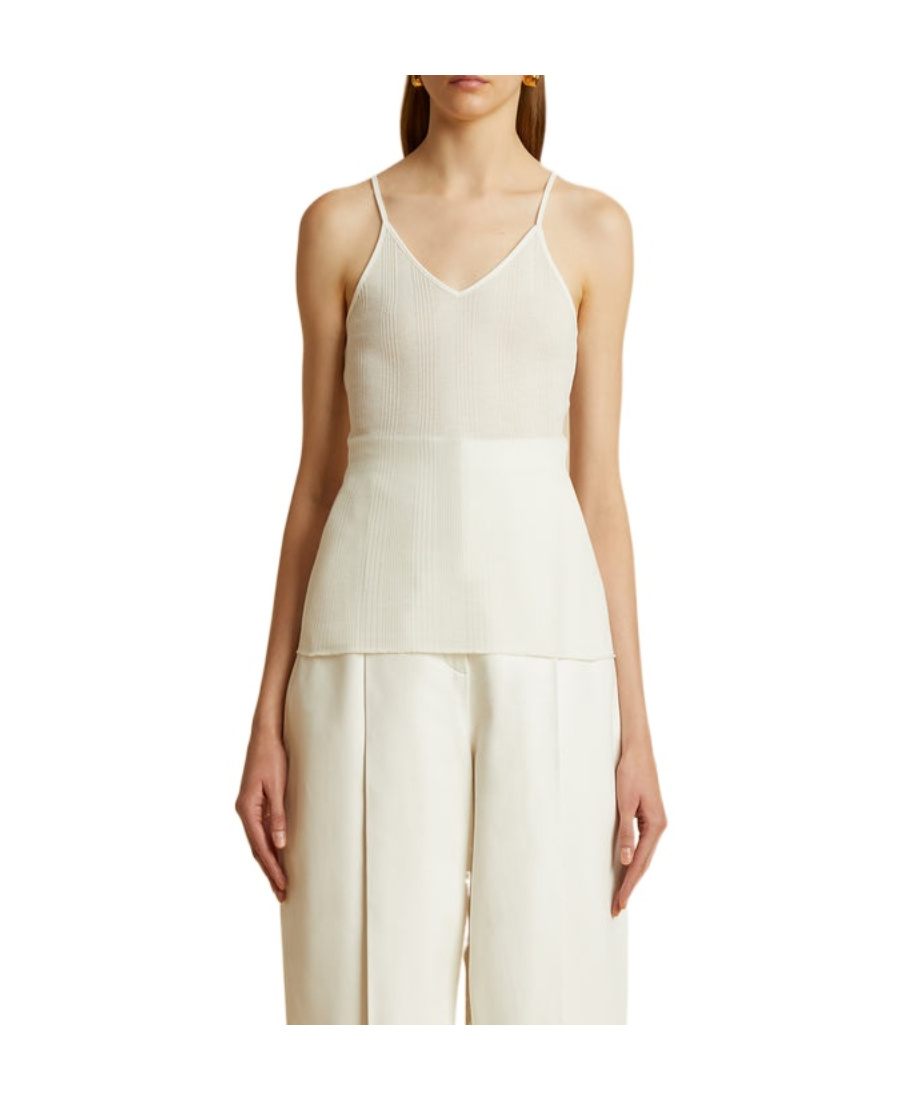 Khaite Moncler Serittes Hooded Short Down Jacket In White