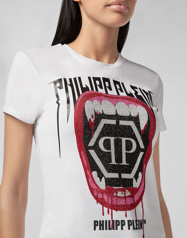 Philipp Plein Logo Details T-shirt In White