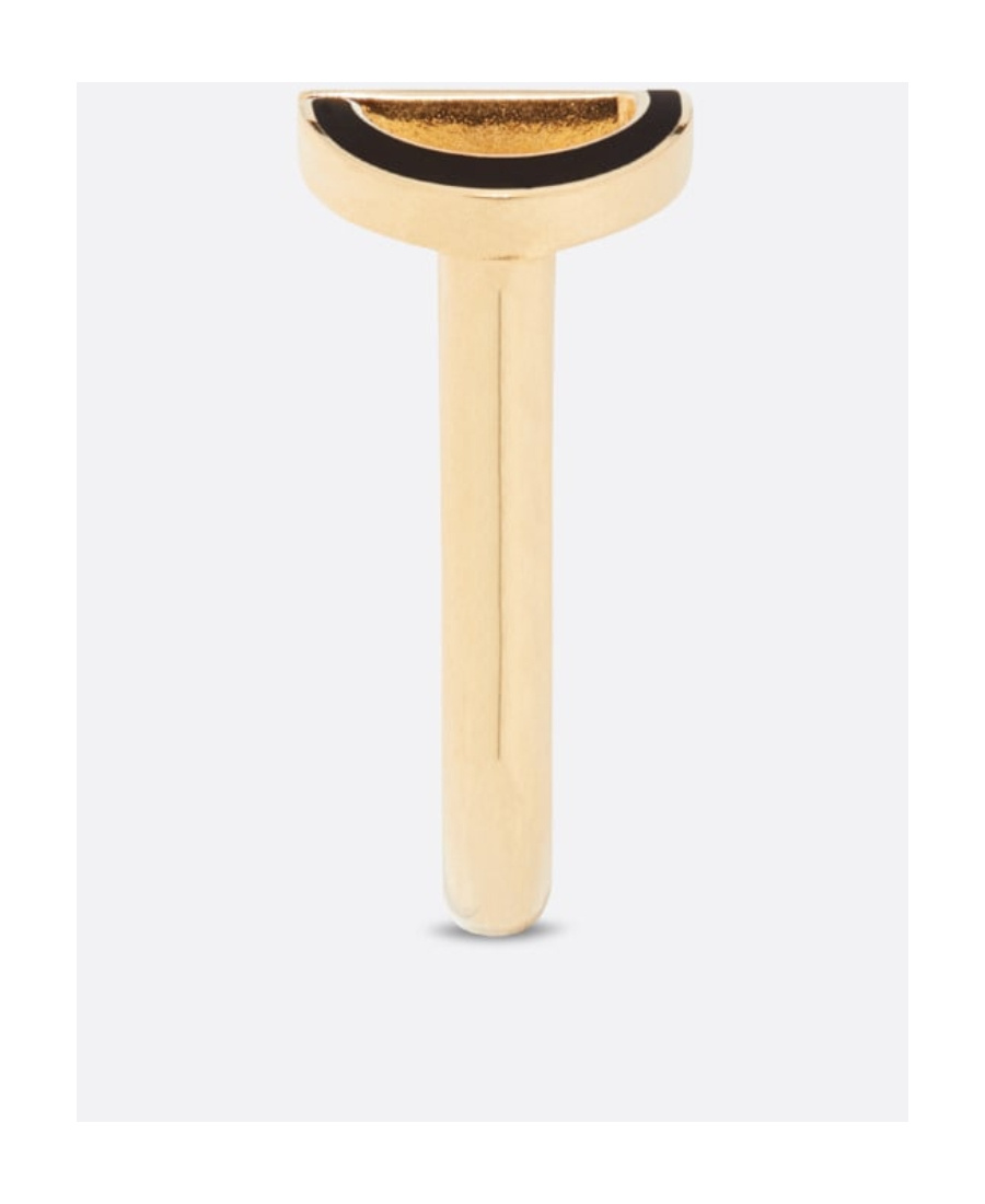 Dior Logo Petit Cd Ring In Yellow
