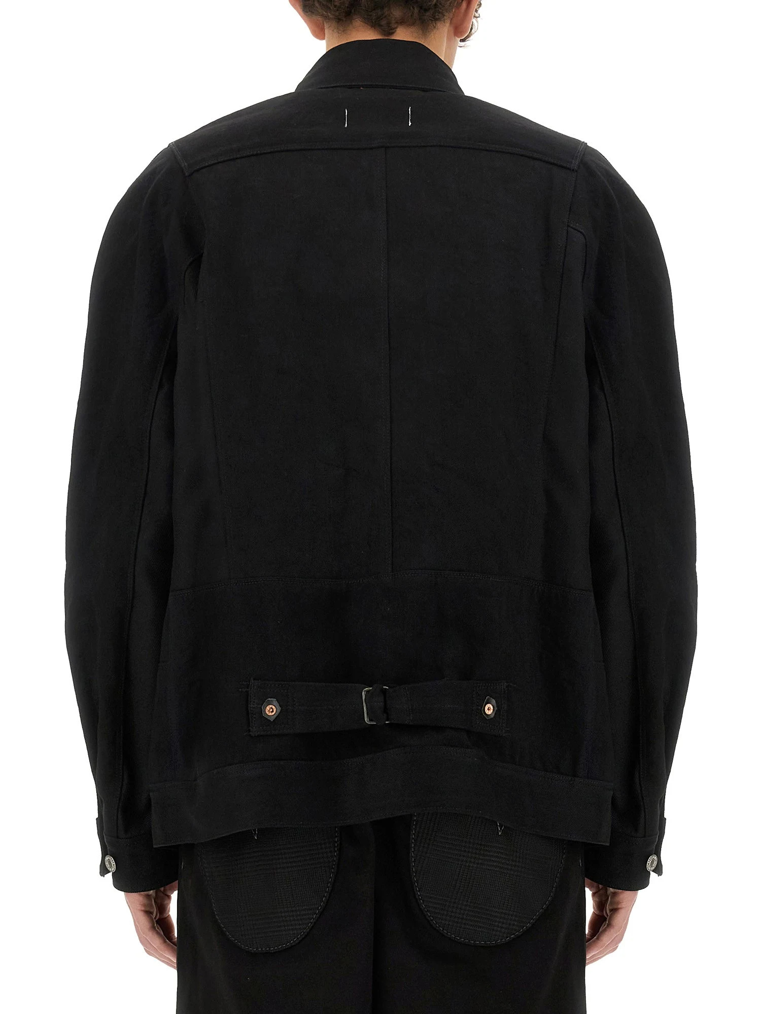 Junya Watanabe Relaxed-fit Wool Jacket In Black