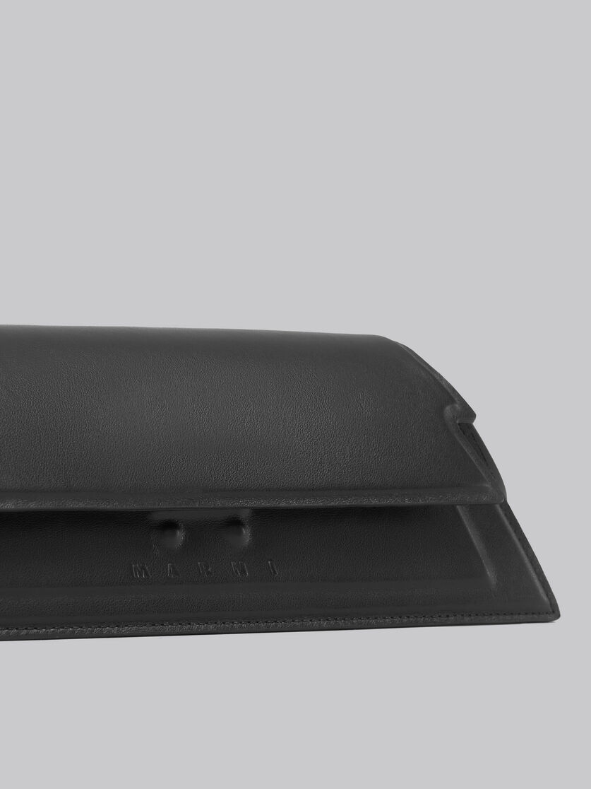 Marni Leather Shoulder Bag In Black