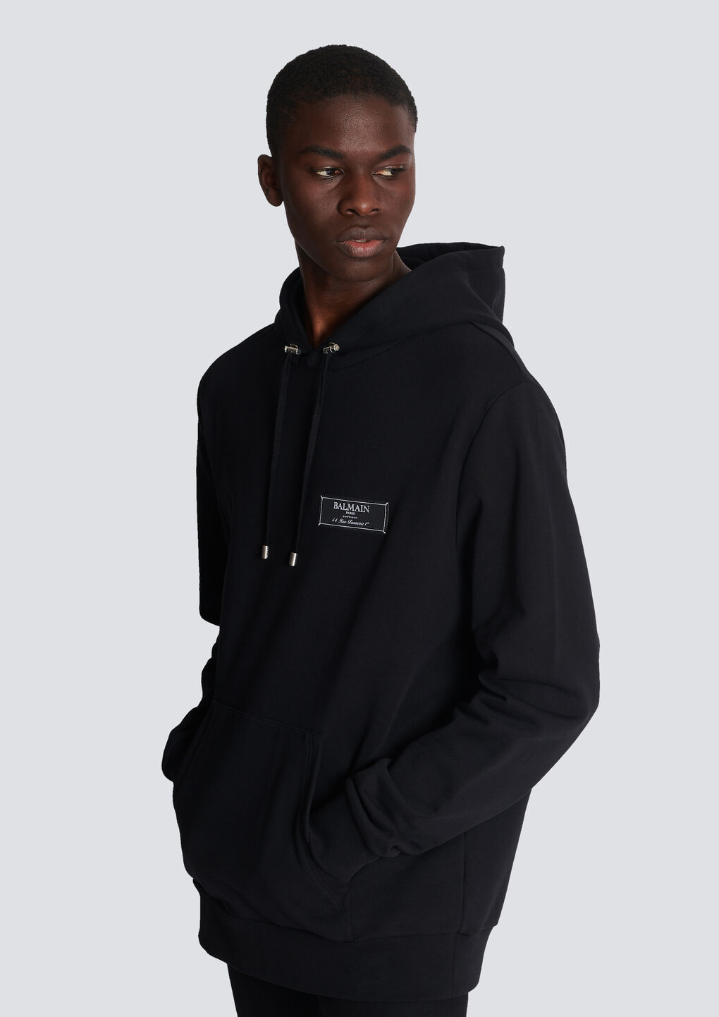 Balmain Capp Sweat. Logo In Black