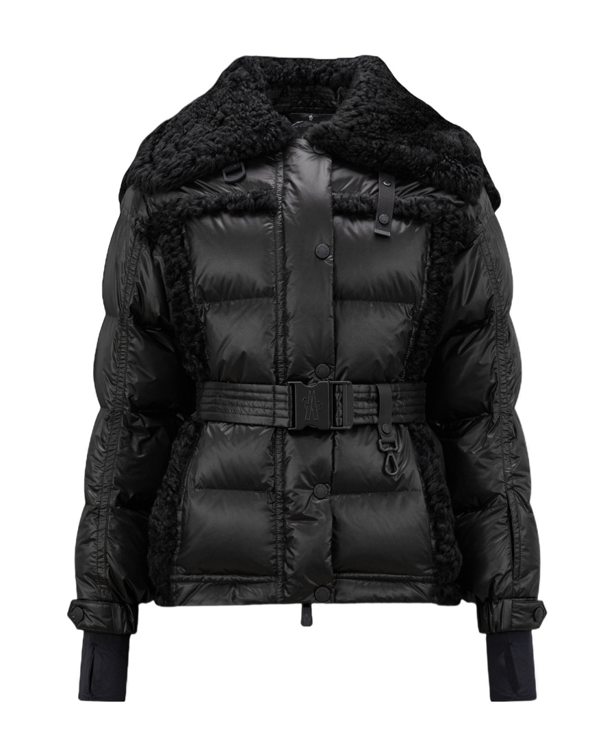 Moncler Biollay Short Down Jacket In Black
