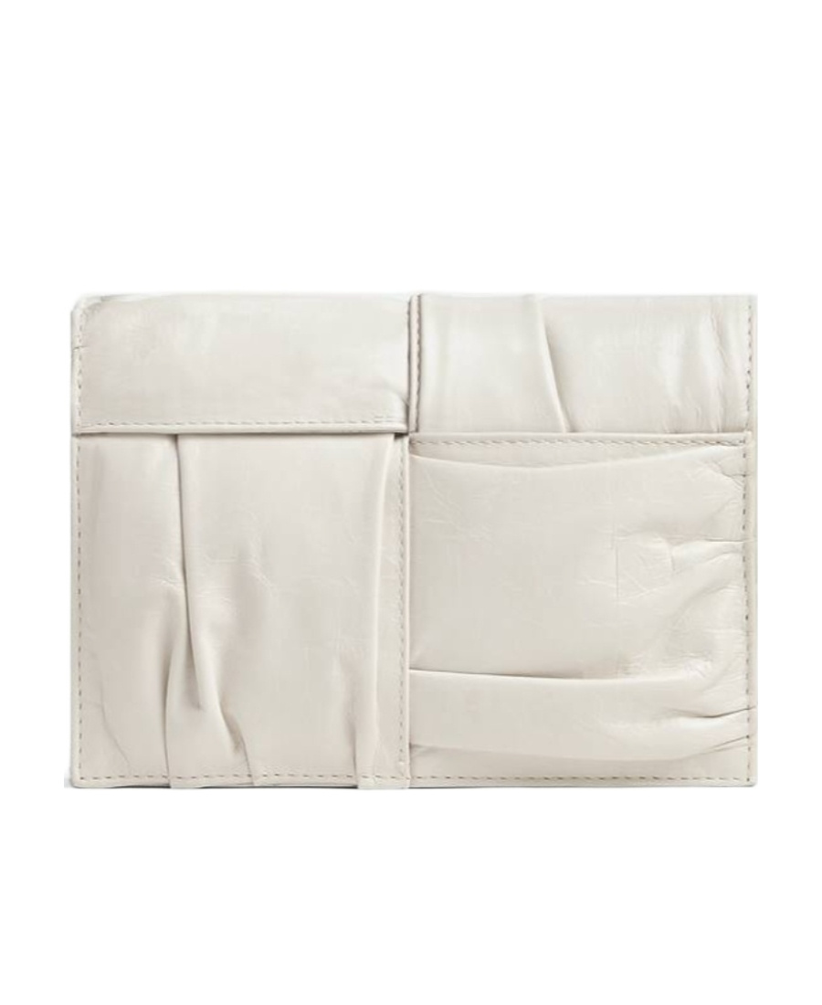 Bottega Veneta Logo Mini Shoulder Bag In White
