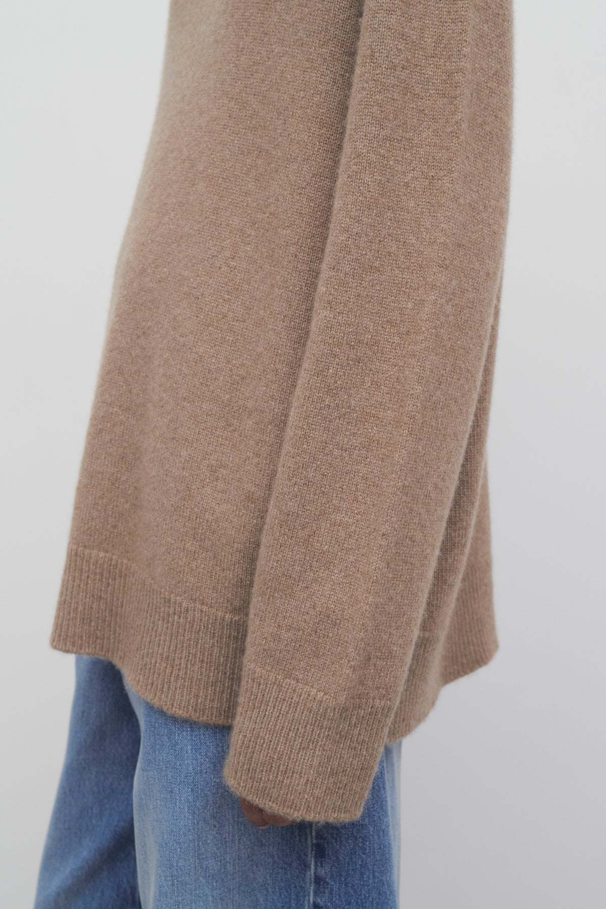 The Row Hepny Turtleneck Knitted Jumper In Brown