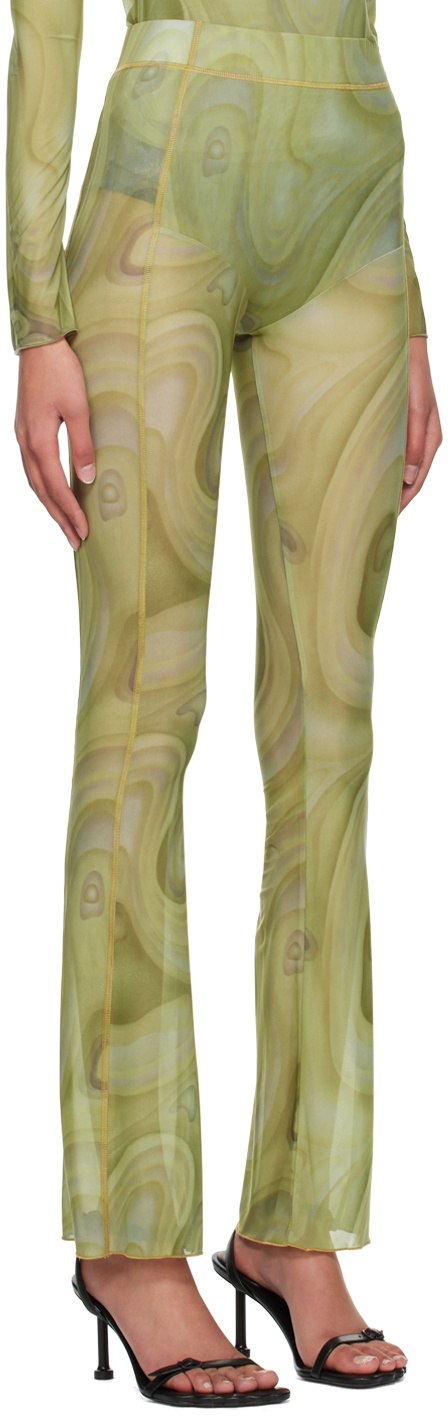Avavav Ssense Exclusive Green Apartment Trousers In Green