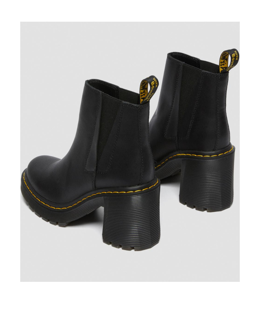 Dr. Martens Damen Spence Leder Chelsea-stiefel Mit Absatz In Black