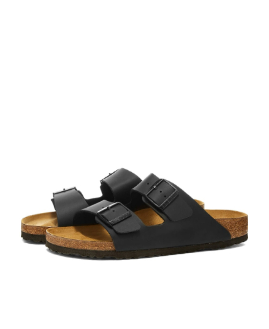 Birkenstock Arizona Buckle-fastening Sandals In Black