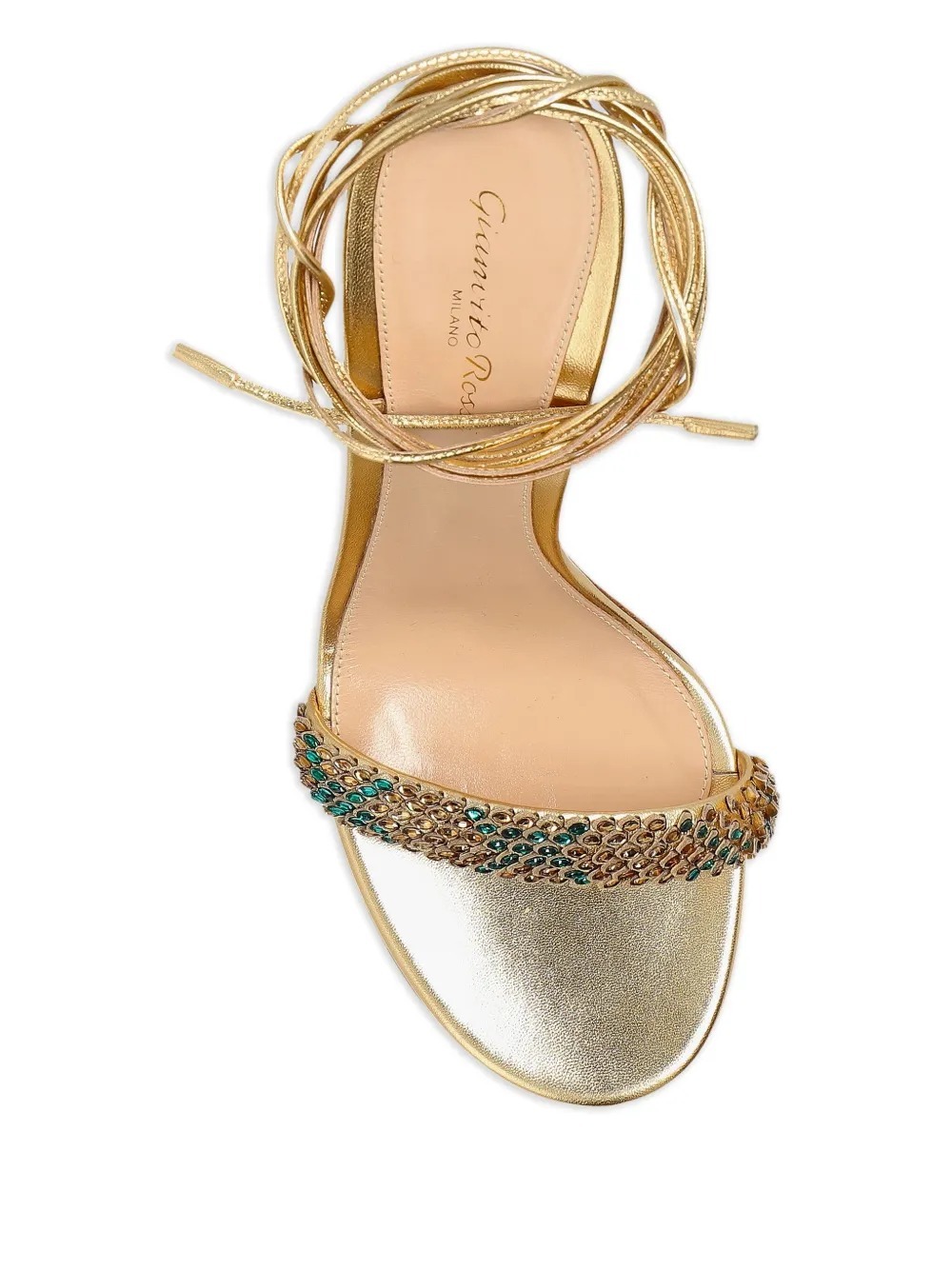 Gianvito Rossi 105 Ankle-strap Heeled Sandals In Multi