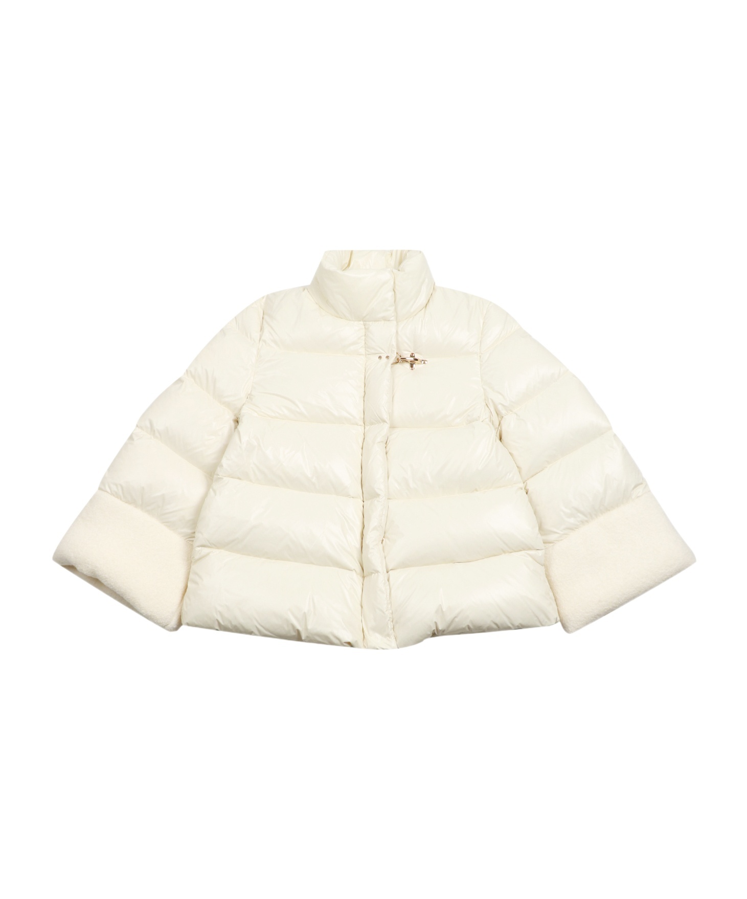 Fay Panelled Puffer Jacket In White