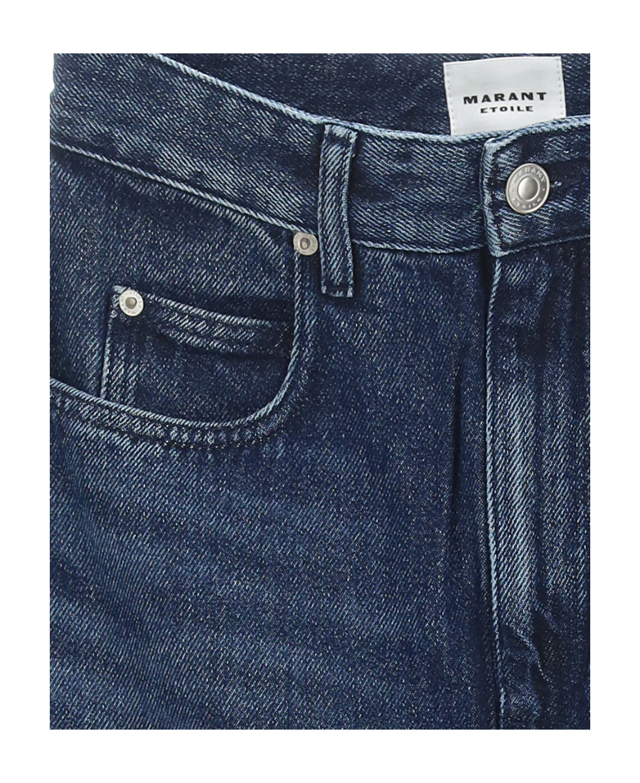 Isabel Marant Étoile Tilauria High-waist Denim Skirt In Blue