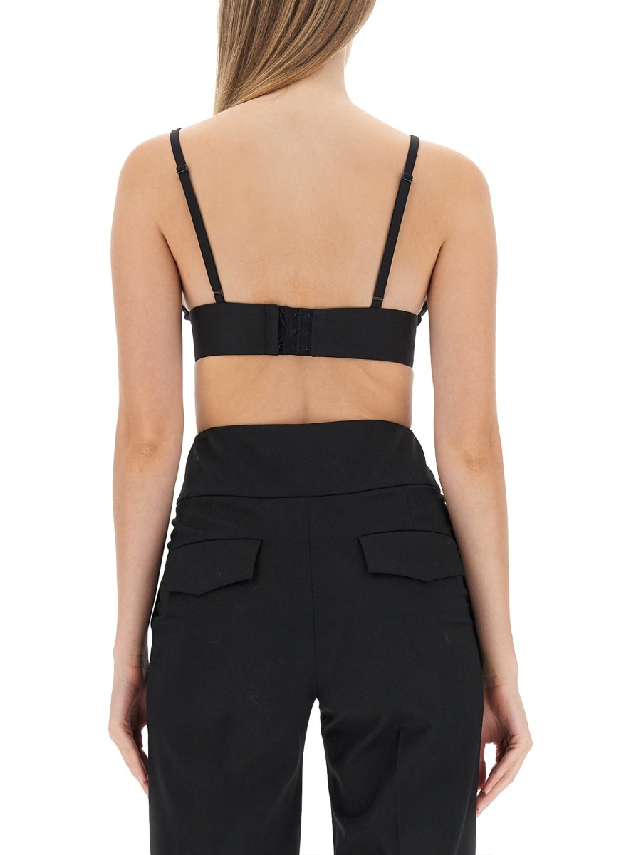 Moschino Sleeveless Blouse In Black