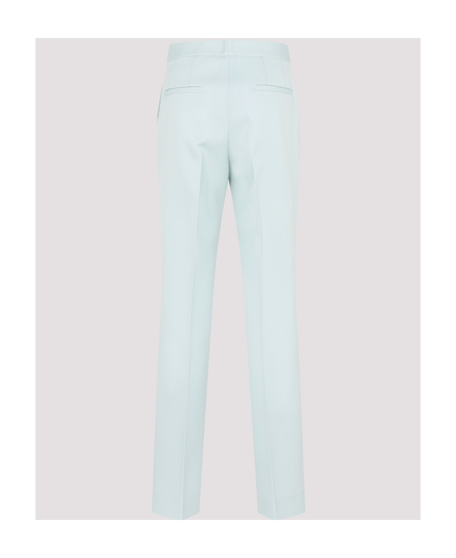 Jil Sander Pressed-crease Tailored Trousers In White