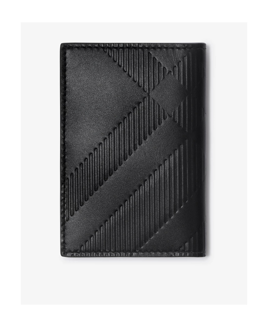 BURBERRY CHECKED BI-FOLD CARDHOLDER