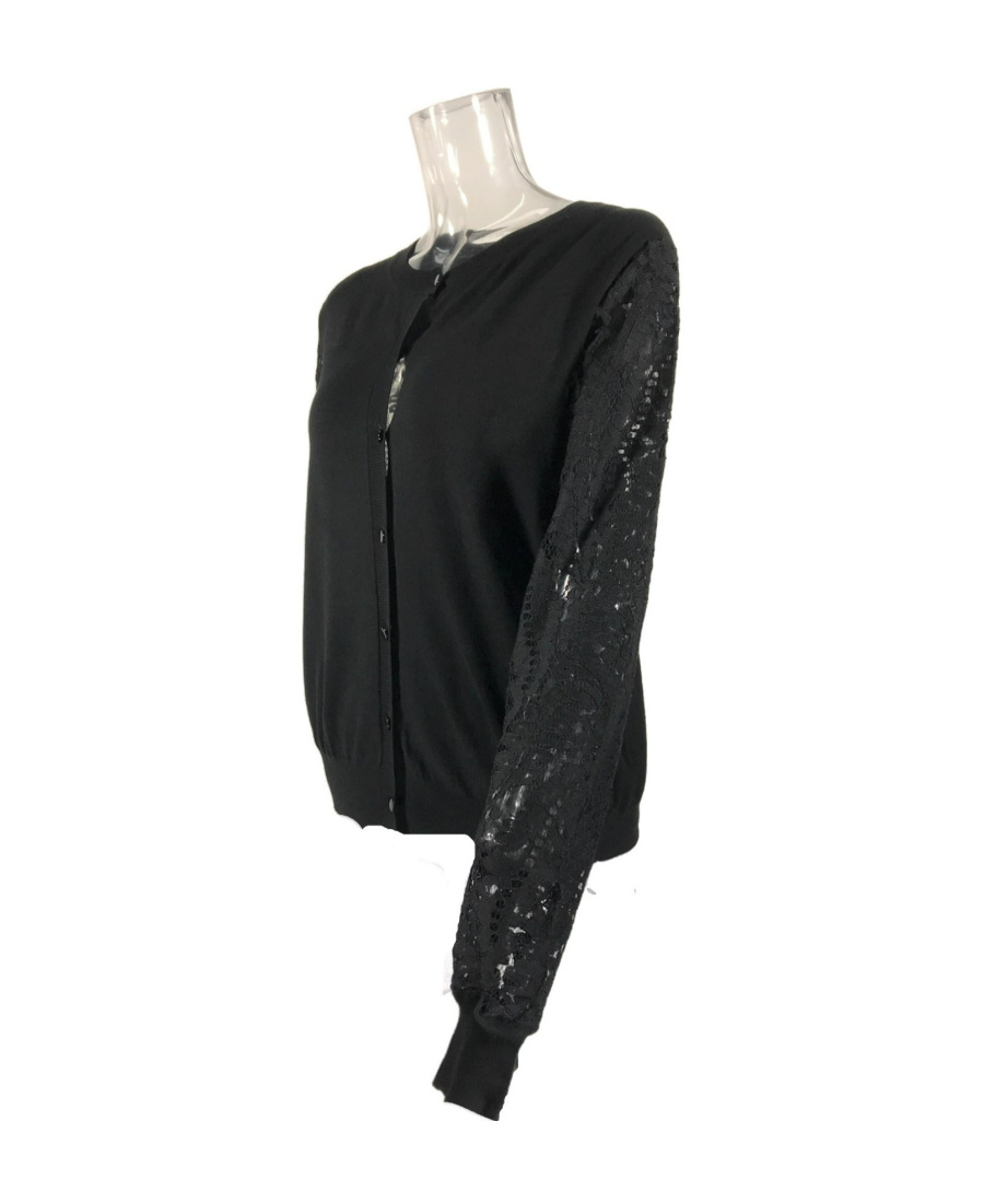 Max Mara Logo Sweater In Black