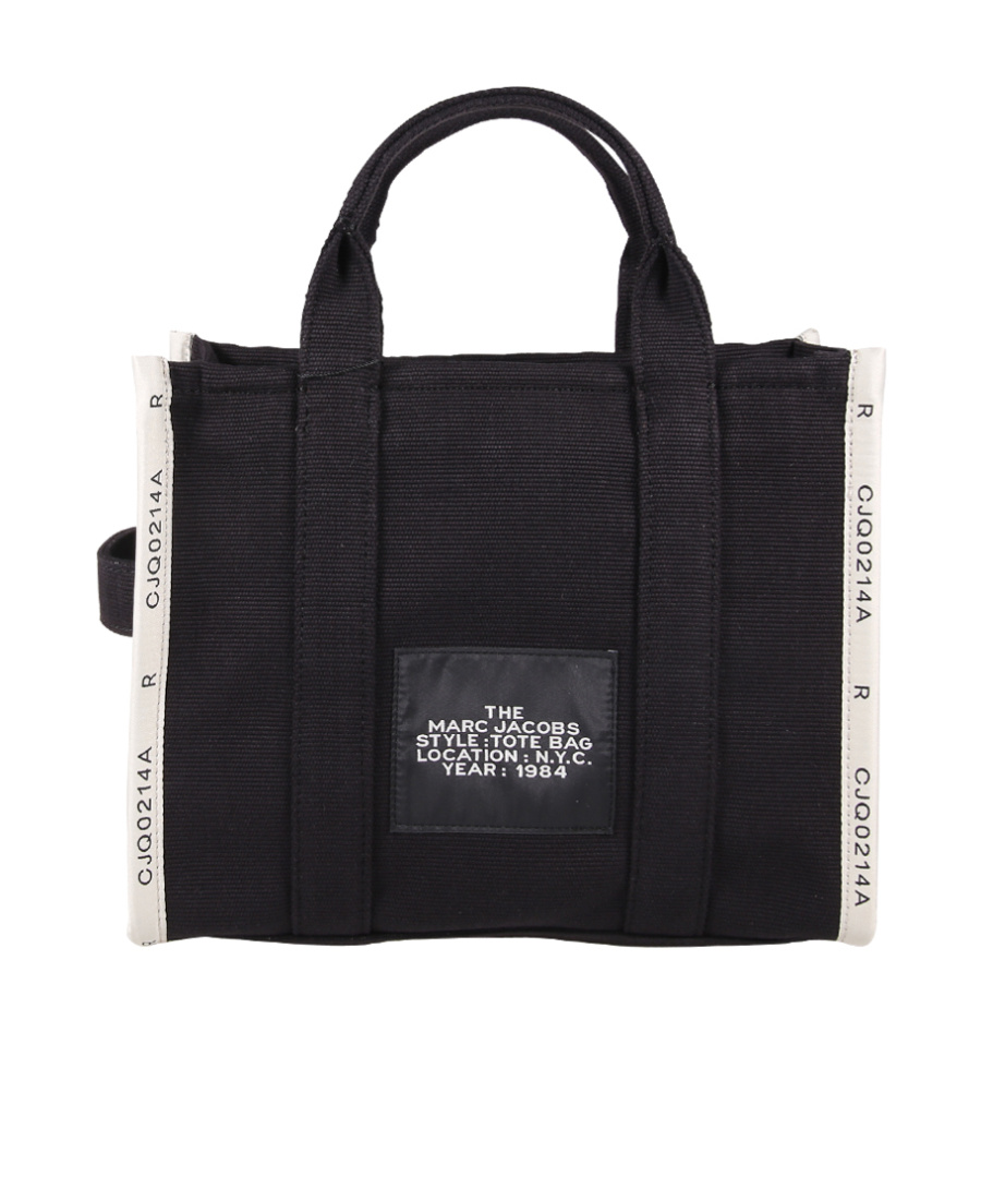Marc Jacobs The Jacquard Medium Tote Bag In Black