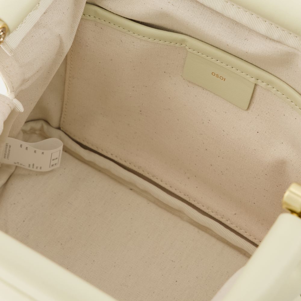 Osoi Mini Brot Hobo Bag - Cream - Leather In Nude