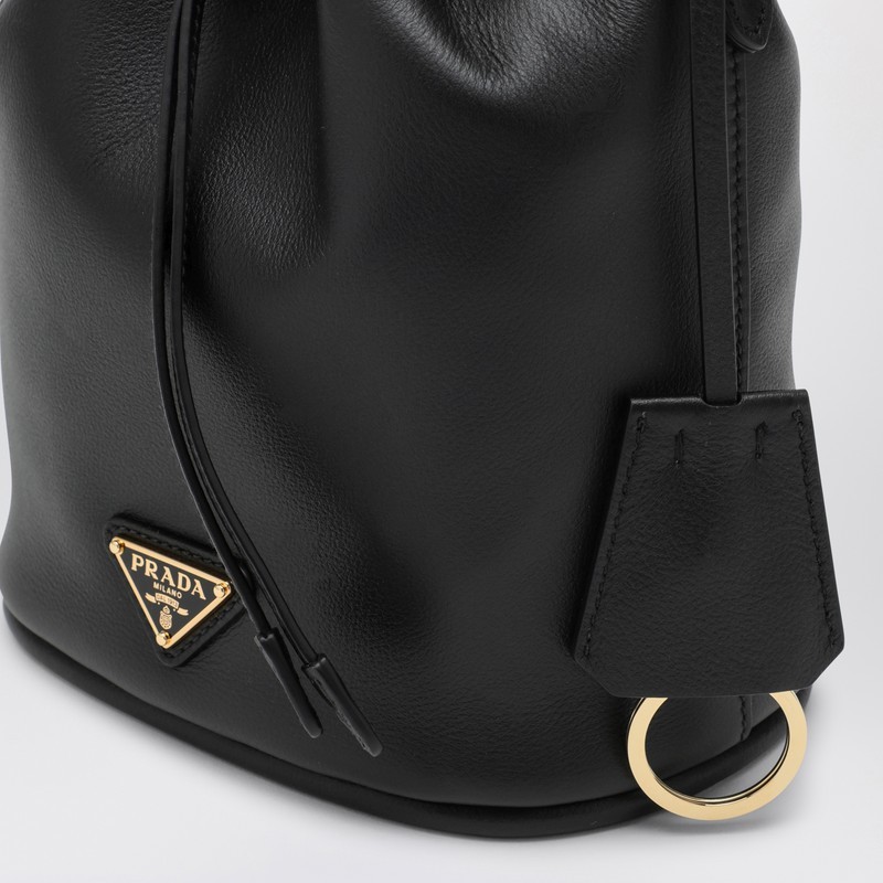 Prada Borsa A Secchiello Re-edition 1978 In Re-nylon Nero Donna In Black